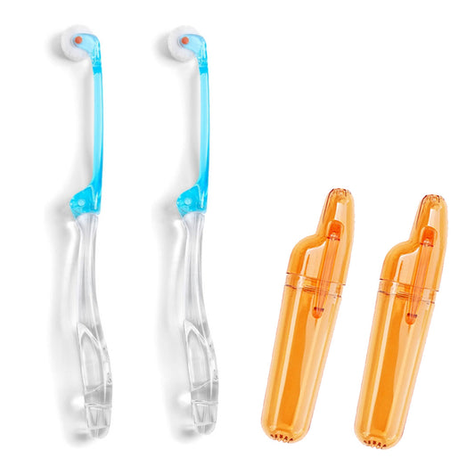 美歯ローラー2本セット(ブルー/専用ケース付属)送料無料